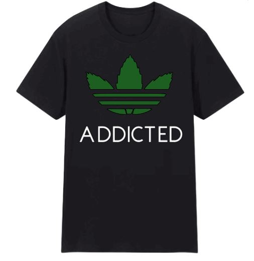 Addicted Black T-Shirt