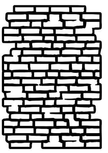 Bricks 1 plastic Reusable stencil
