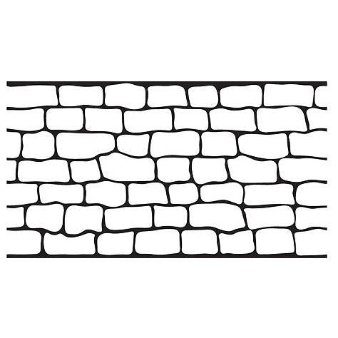 Bricks 2 plastic Reusable stencil