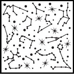 Constellations plastic Reusable stencil