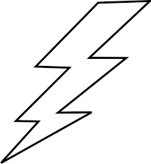 Lightning bolt vinyl stencil pack