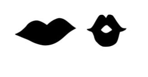 Lips vinyl stencil pack