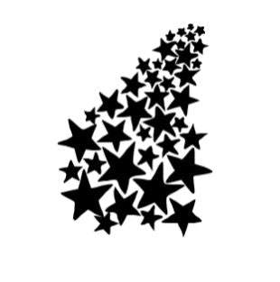 Stars 1 vinyl stencil pack