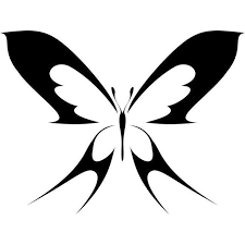 Butterfly Rainbow Reflective Heat Transfer Stencil