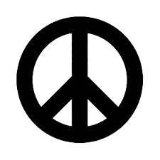 Peace sign vinyl stencil pack