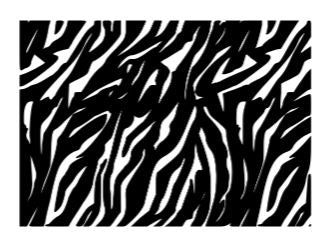 Tiger print vinyl stencil